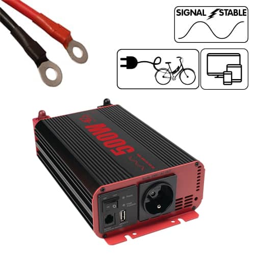 Convertisseur Pur Sinus 500W EZA avec commande dporte
