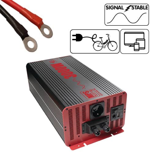 Convertisseur Pur Sinus 3000W EZA avec commande dporte