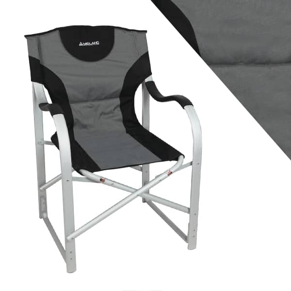 Fauteuil directeur Big Size noir & gris chin