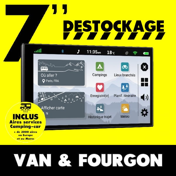 GPS Garmin CamperVan pour VANS et FOURGONS