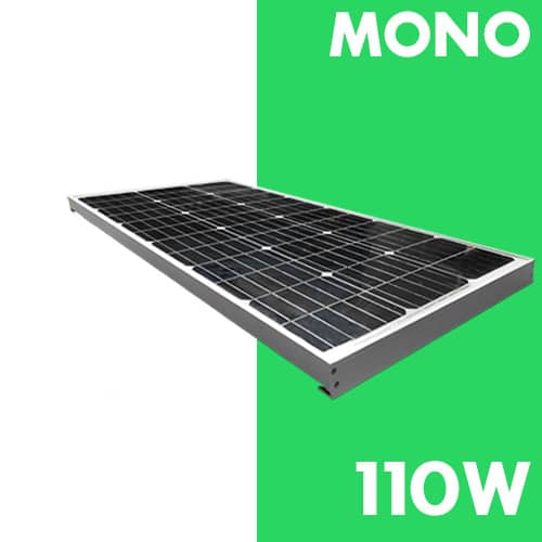 Panneau solaire plat Inovtech 110W avec contrôleur MPPT et presse-étoupe