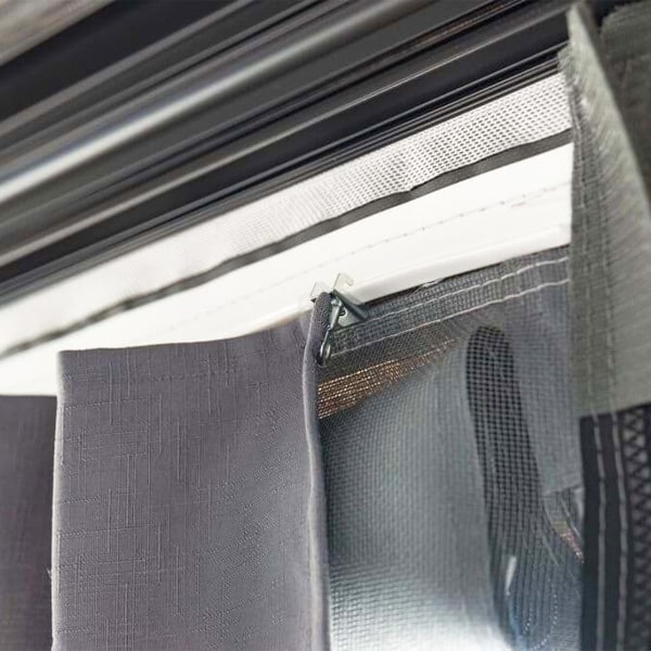 Lot de 2 rideaux FIAMMA Curtains Kit Dark Grey pour Privacy Room 