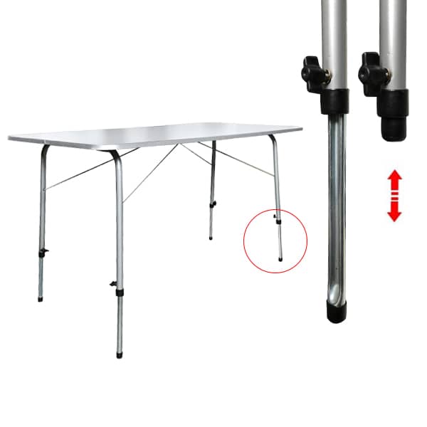 Table pliante MC CAMPING 120x60cm