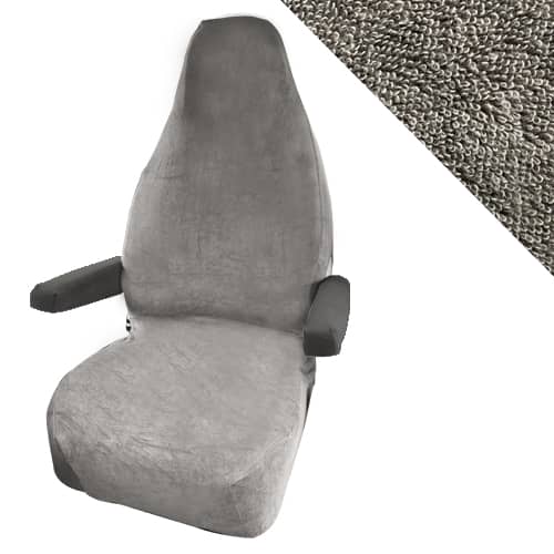 Housses siges coton polyester grises