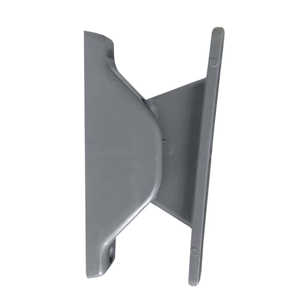 Lot De 2 Blocs Porte Pour Camping-Car/Caravane - En Nylon Blanc Avec Vis De Fixation