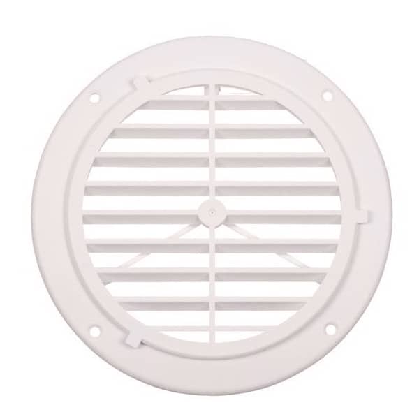 Grille ronde 164 mm - Blanche