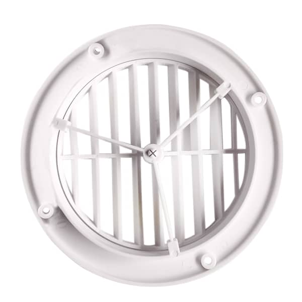 Grille ronde 164 mm - Blanche