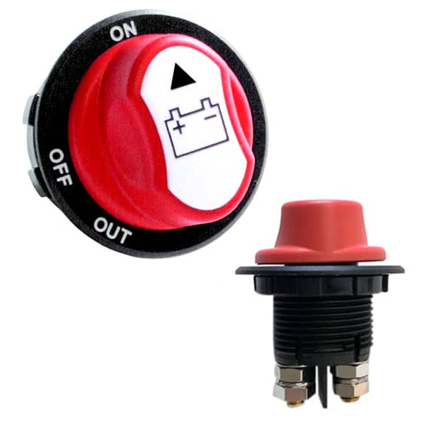 Coupe batterie 24V  cble 100A avec cl