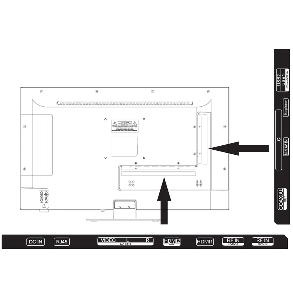 Smart TV LED FHD 81 cm 32 pouces Google TV ANTARION