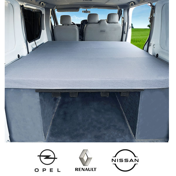 Lit arrire pour RENAULT Trafic de 2002  2021 sans habillage
