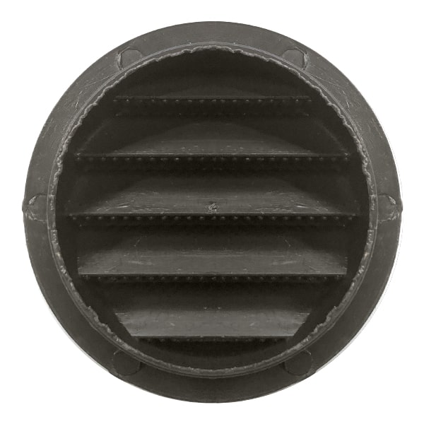 Grille ronde 77 mm - 95 mm Marron