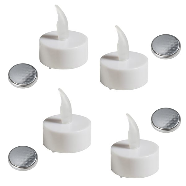 Lot de 4 bougies  led