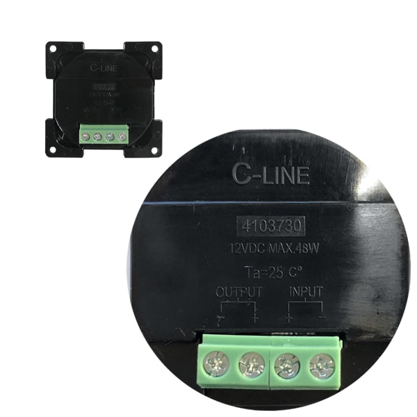 Interrupteur variateur DIMMER tactile 12V noir