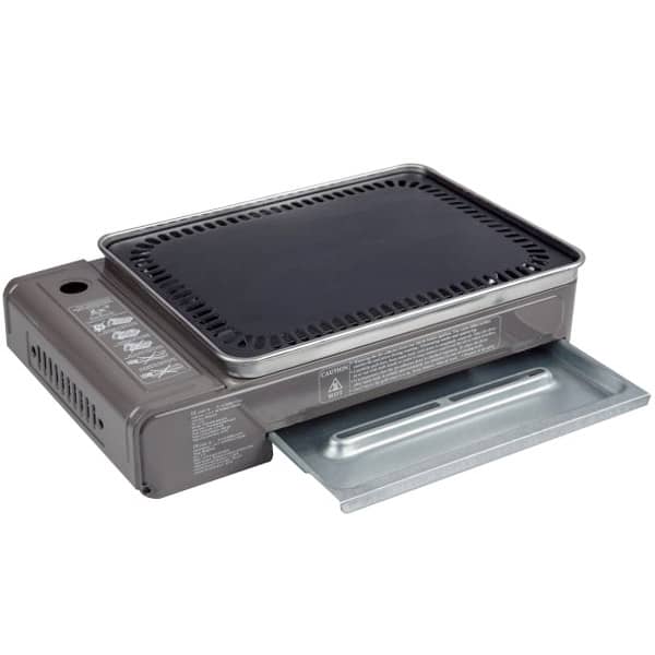 R�chaud portable avec grill et plancha � cartouche Reconditionn�