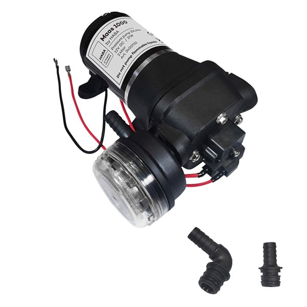 Pompe à eau 12V 10L mn avec filtre campingcar, caravane