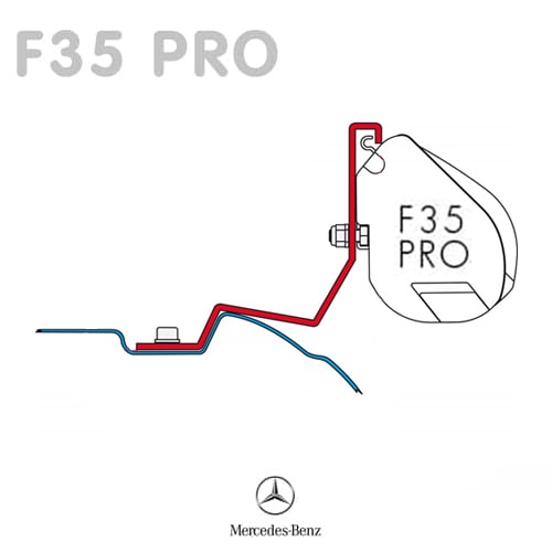Adaptateur store Fiamma F35 PRO pour MERCEDES VIANO et  VITO
