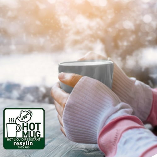 Hot Mug 30cl GRIS spcial eau chaude