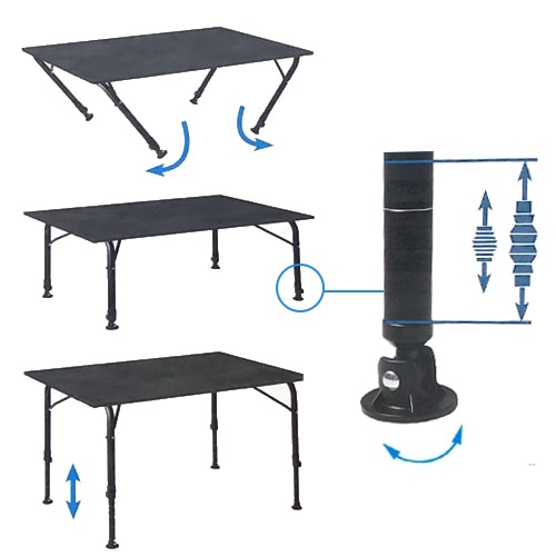 Table Ultra Legre TABYLO EXTERIO Brunner 100x68cm