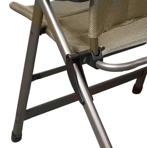 Fauteuil matelass dossier haut alu Moka TRIGANO