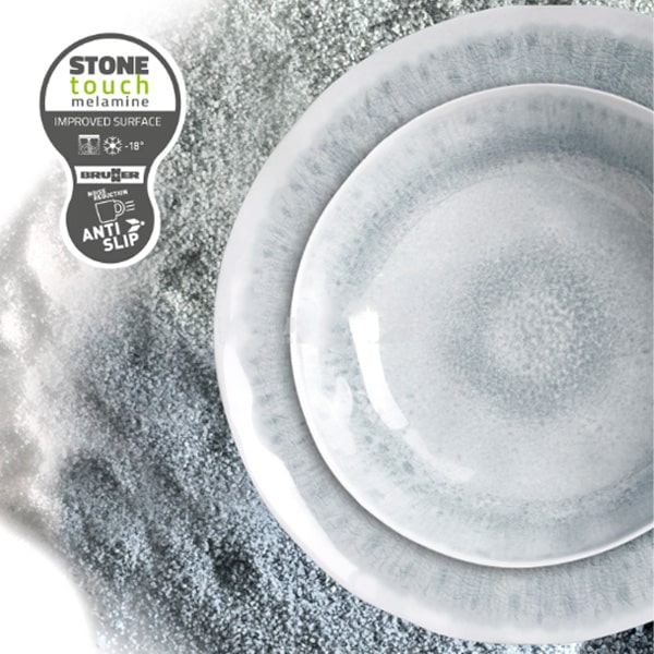 Lot de vaisselle Stone Touch PEARL Midday 