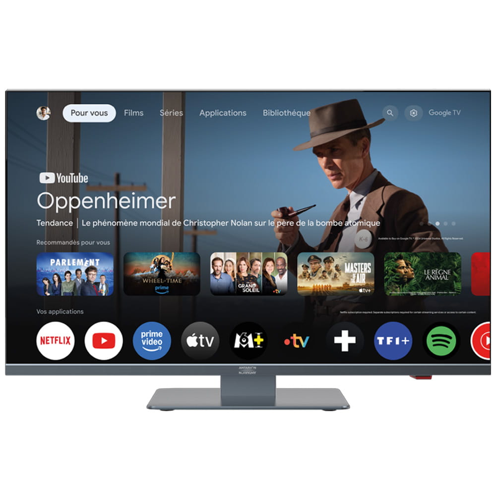 Smart TV LED FHD 61 cm 24 pouces Google TV ANTARION