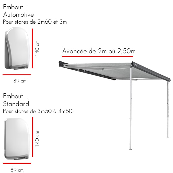 Store THULE 4200 Omnistor Anodis de 2,60  4m50