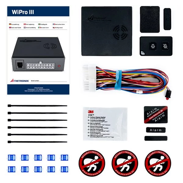 Pack Alarme THITRONIK WIPRO III Safe lock FIAT Ducato