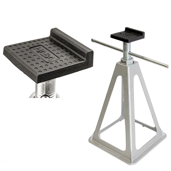 Chandelles aluminium avec support de protection Lot de 4 