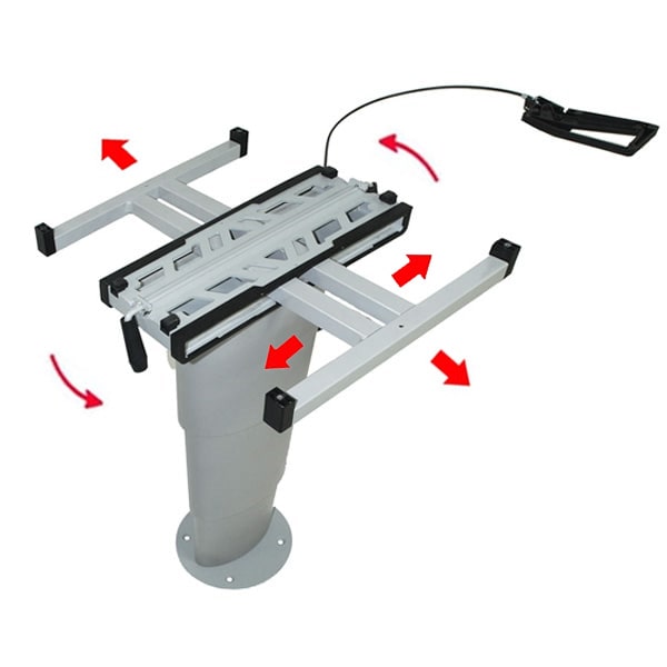 Pied table telescopique neuf - Équipement caravaning