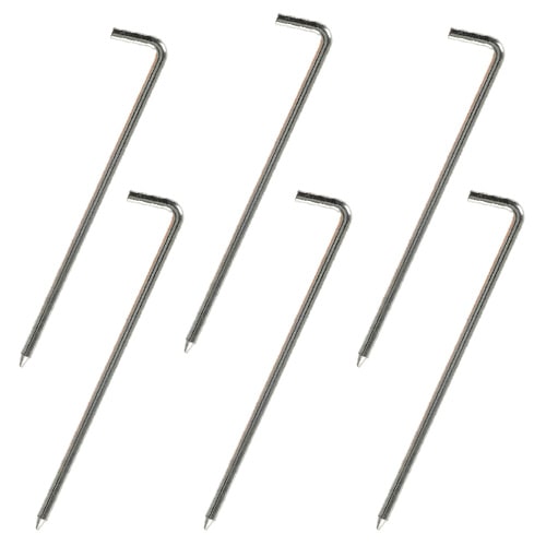 Jeu de 6 piquets mtal 23cm