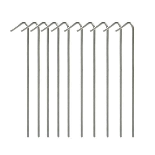 Jeu de 10 piquets mtal 18cm
