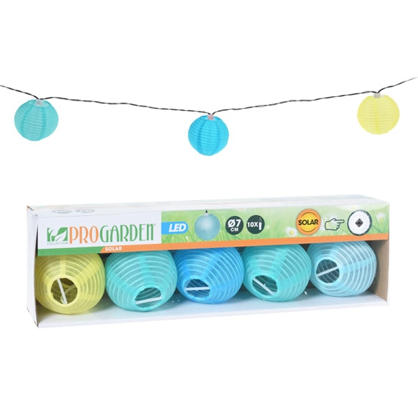 Guirlande lumineuse Solaire colore LED