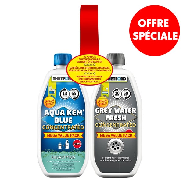 Pack Aqua Kem Blue Eucalyptus + Grey Water Fresh