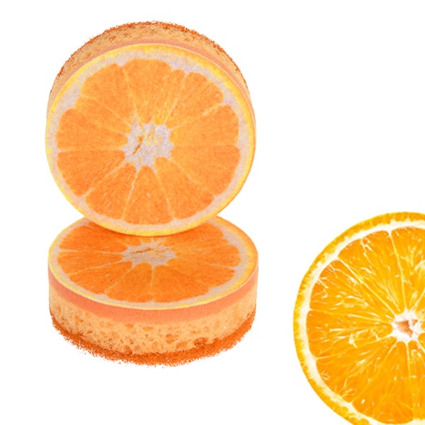 Lot de 2 Eponges rondes Parfumes
