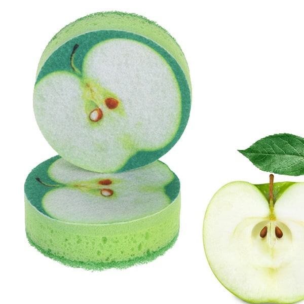 Lot de 2 Eponges rondes Parfumes