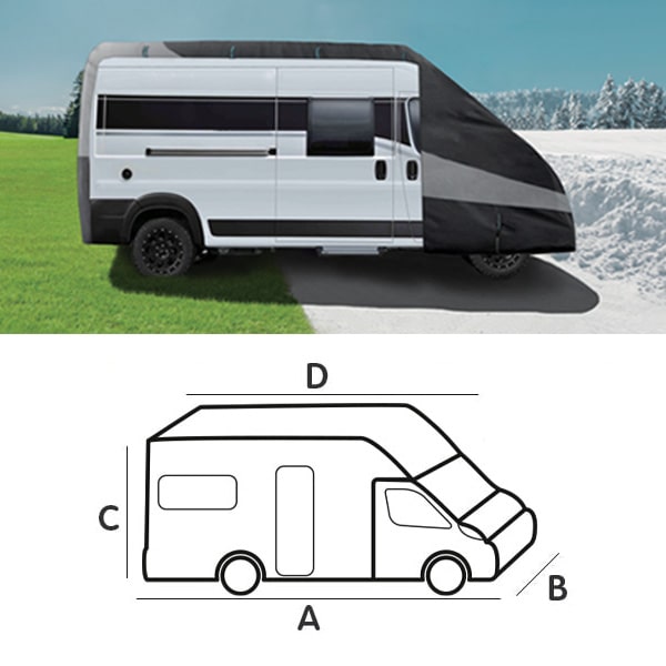 Housse Fourgon Ducato 4 SAISONS 6m36 UV BRUNNER
