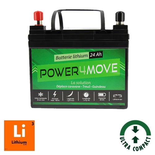 Batterie Lithium INOVTECH 24Ah pour Dplace caravane ENDURO