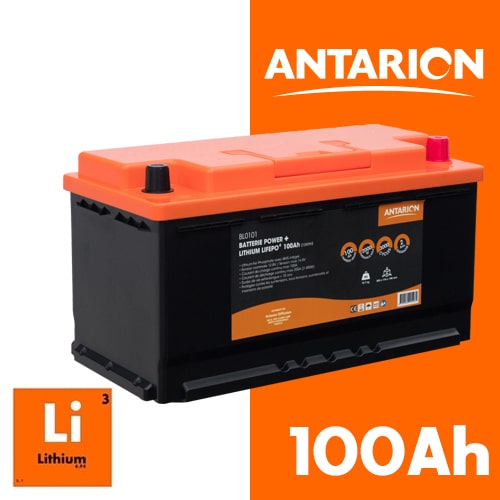 Batterie Lithium ANTARION POWER PLUS 12V 100Ah