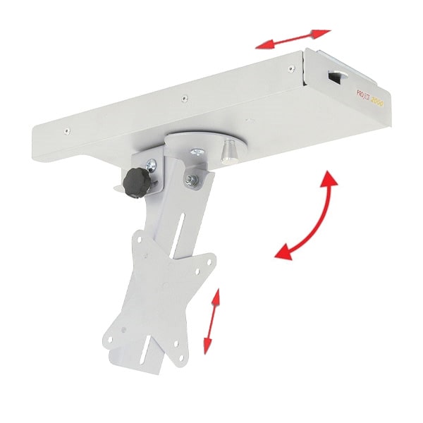 Support TV plafond coulissant