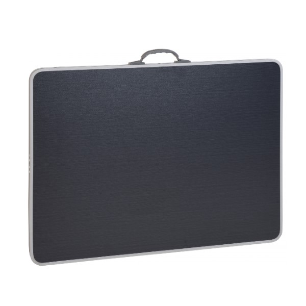 Table de camping pliante noir 80 x 60cm