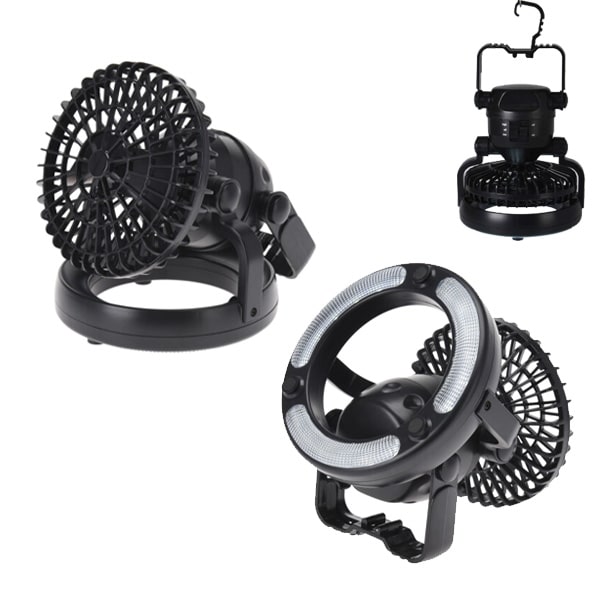 Lampe de camping LED avec Ventilateur 