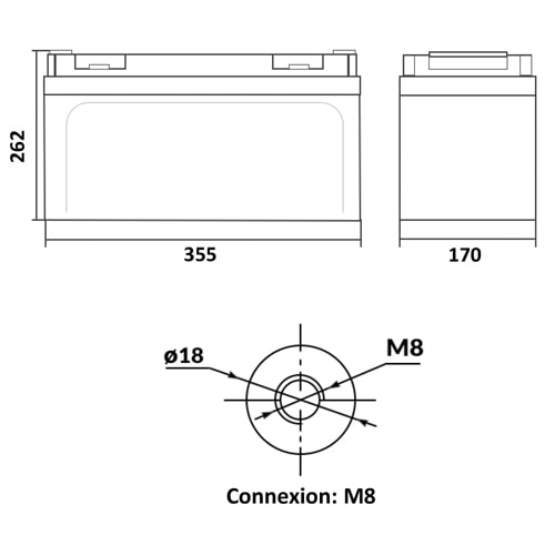 Batterie Lithium LIONTRON 12V 150Ah