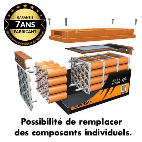Batterie Lithium LIONTRON 200Ah sous sige