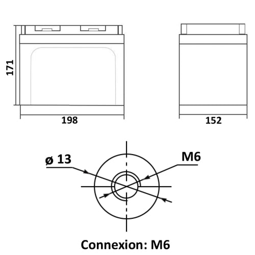 Batterie Lithium LIONTRON 12V 40Ah