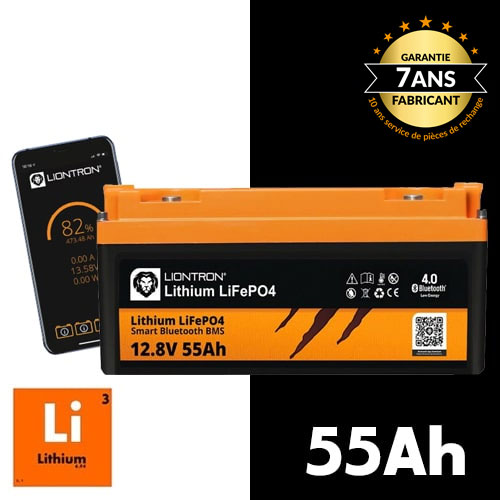 Batterie Lithium LIONTRON 12V 55Ah
