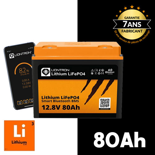 Batterie Lithium LIONTRON 12V 80Ah