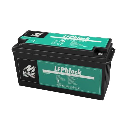 Batterie Lithium MIDAC LFP 12V 150Ah