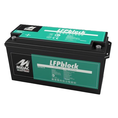 Batterie Lithium MIDAC LFP 12V 200Ah