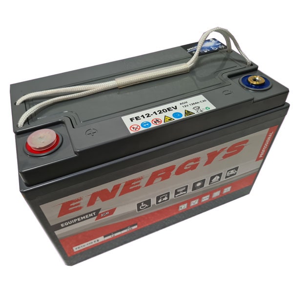 Batterie auxiliaire AGM ENERGYS 128-166AH
