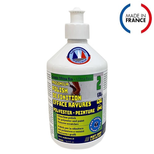 avis sur Polish de finition polyester 500ML MATT CHEM